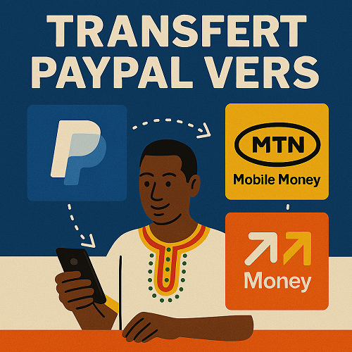 Transfert PayPal vers MTN Mobile Money et Orange Money